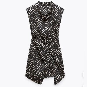 Zara Mini Dress - Black & Cream